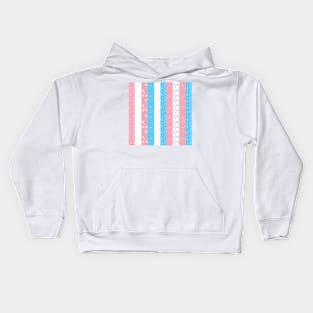 Abstract transgender pride Kids Hoodie